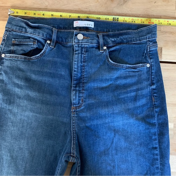 LOFT The Slim Flare Jeans 14(?) - Picture 7 of 8
